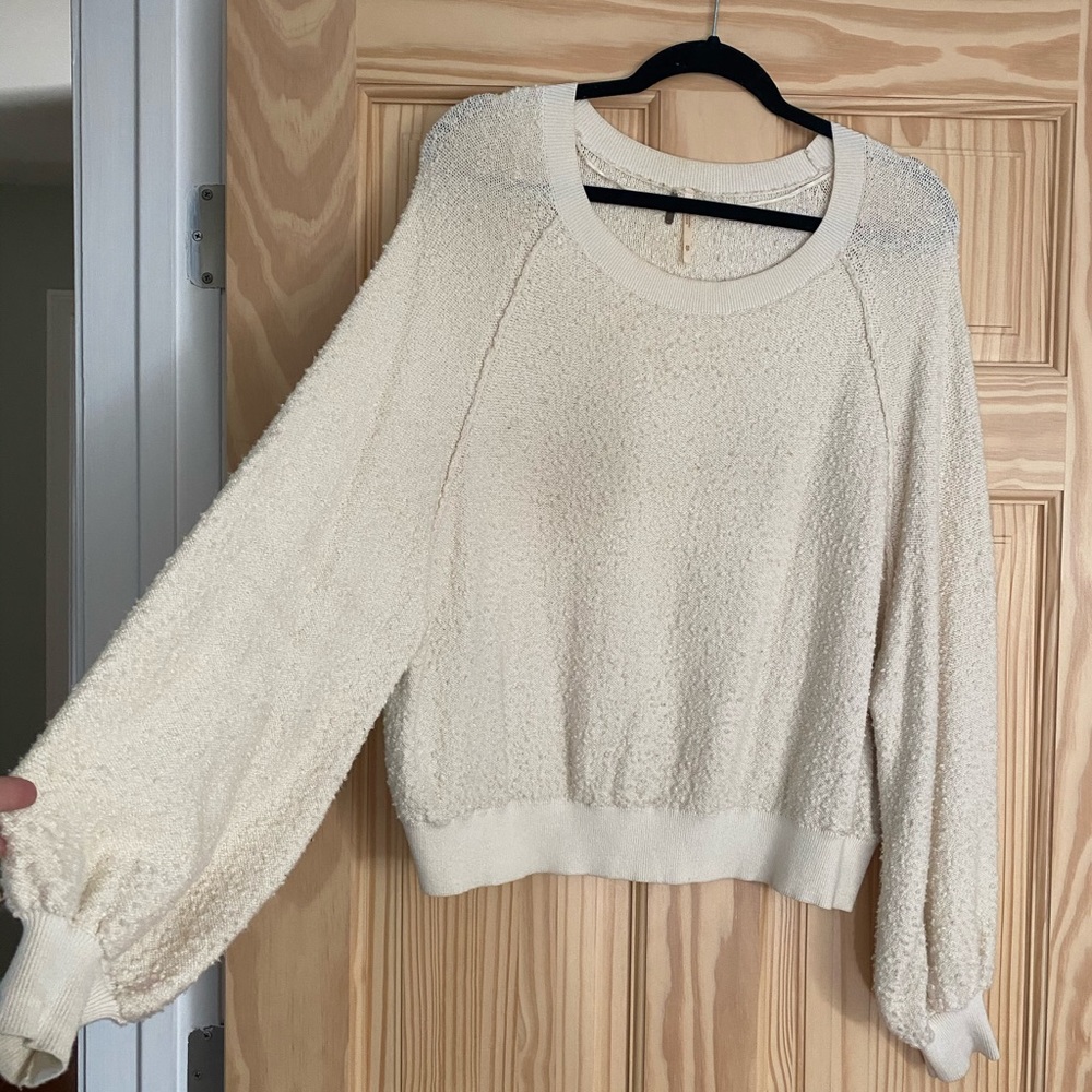 Free People textured pullover sweater size x-small